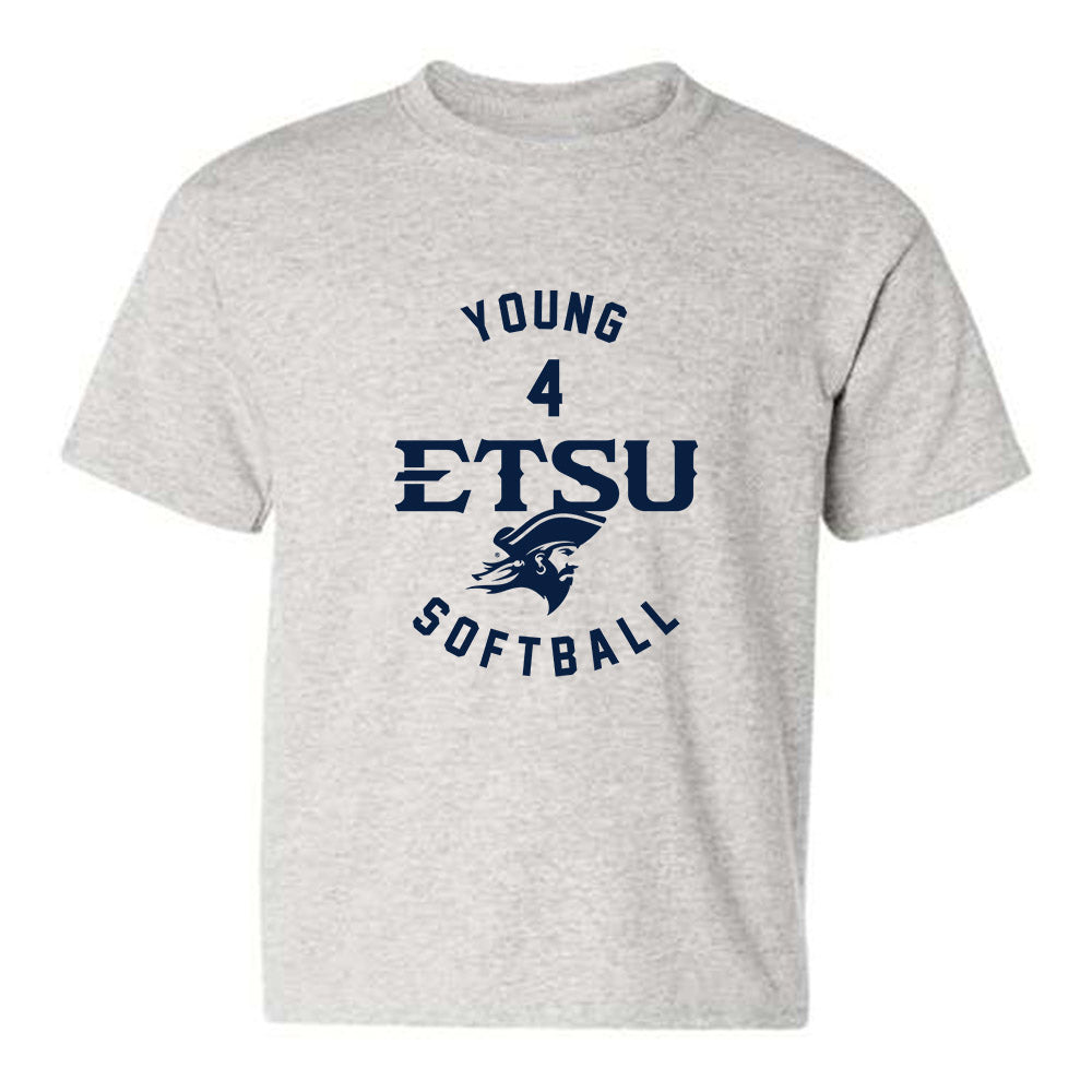 East Tennessee State - NCAA Softball : Cameron Young - Classic Fashion Shersey Youth T-Shirt