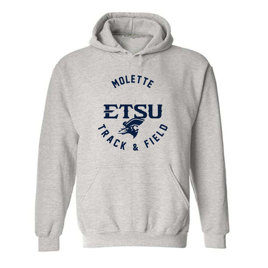 East Tennessee State - NCAA Women's Track & Field : Akera Molette - Classic Fashion Shersey Hooded Sweatshirt