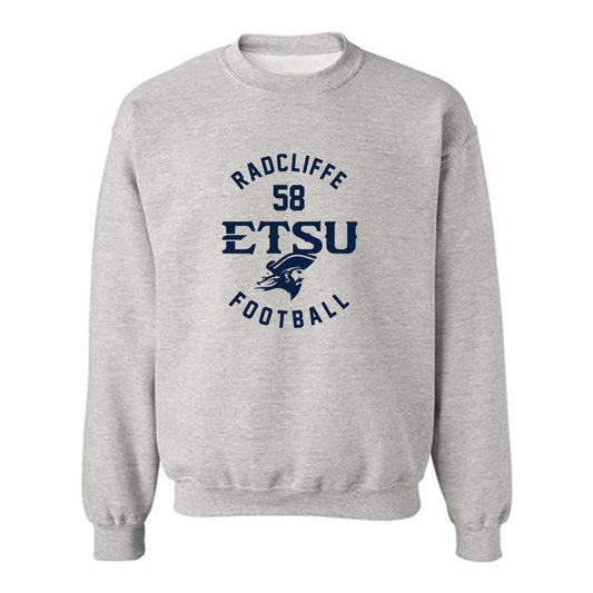 East Tennessee State - NCAA Football : Maddox Radcliffe - Classic Fashion Shersey Crewneck Sweatshirt-0