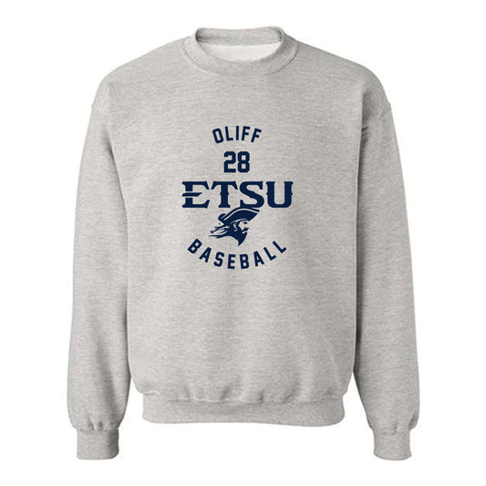 East Tennessee State - NCAA Baseball : Carter Oliff - Classic Fashion Shersey Crewneck Sweatshirt-0