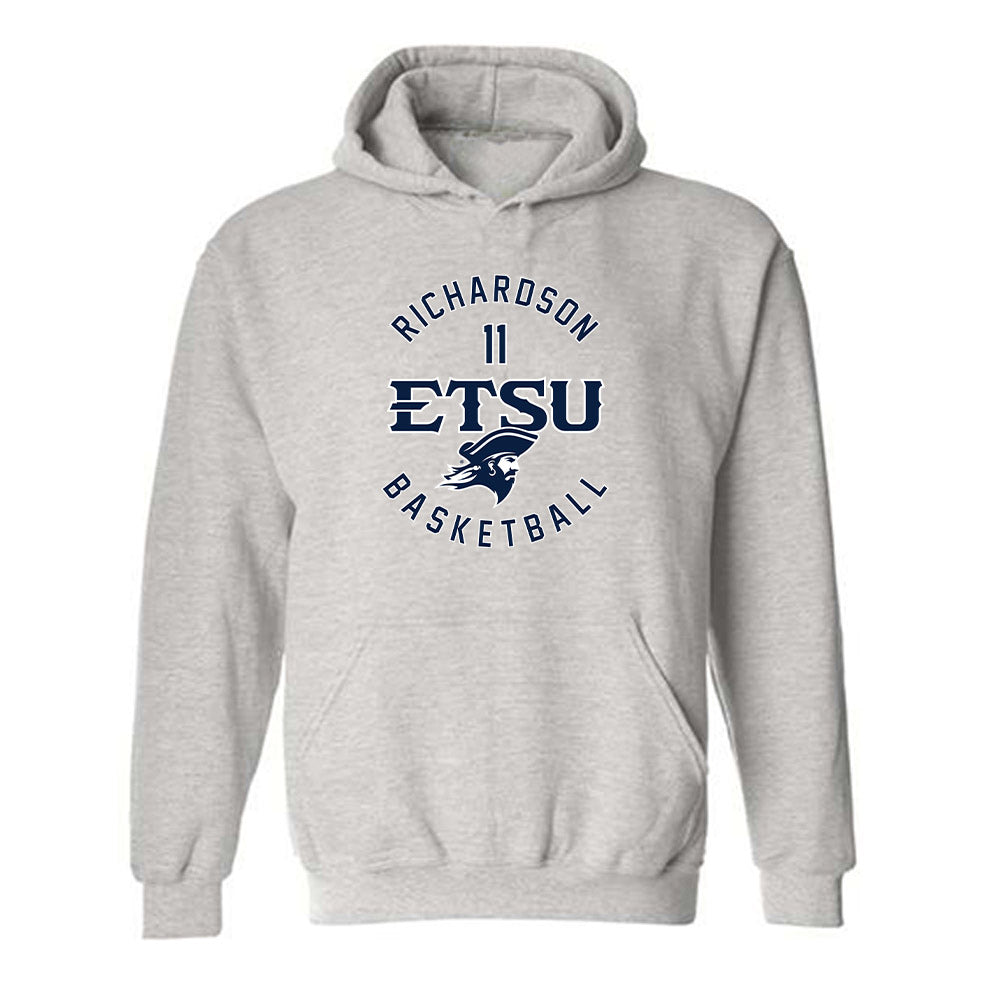 East Tennessee State - NCAA Women's Basketball : Carmen Richardson - Classic Fashion Shersey Hooded Sweatshirt