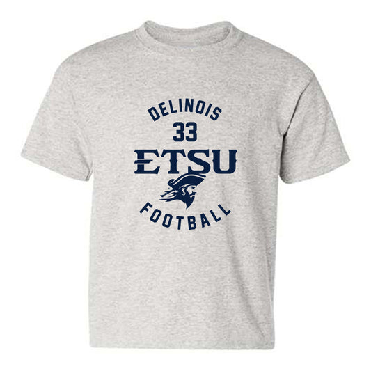 East Tennessee State - NCAA Football : Andrei Delinois - Classic Fashion Shersey Youth T-Shirt-0