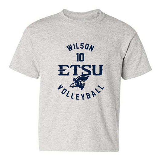East Tennessee State - NCAA Women's Volleyball : kari wilson - Classic Fashion Shersey Youth T-Shirt-0