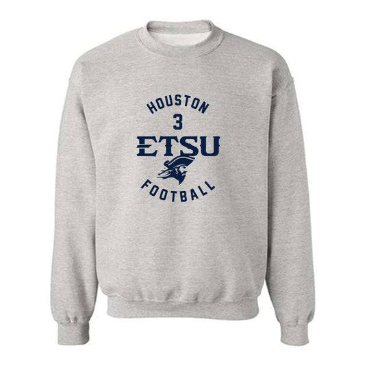East Tennessee State - NCAA Football : Devontae Houston - Classic Fashion Shersey Crewneck Sweatshirt-0