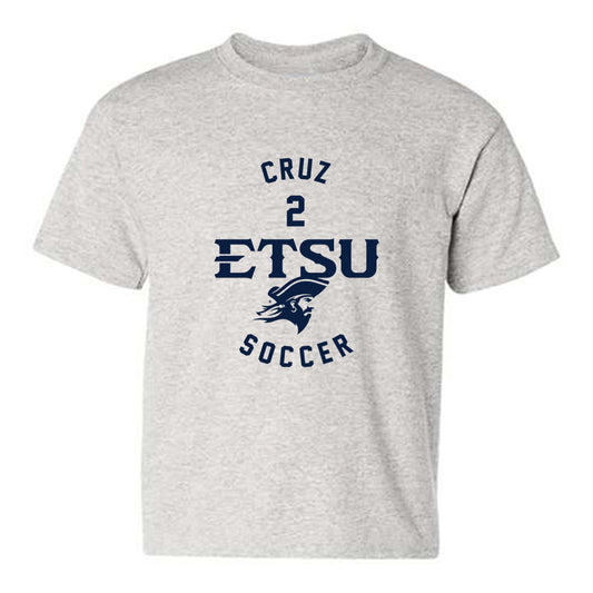 East Tennessee State - NCAA Men's Soccer : Henrique Cruz - Classic Fashion Shersey Youth T-Shirt-0