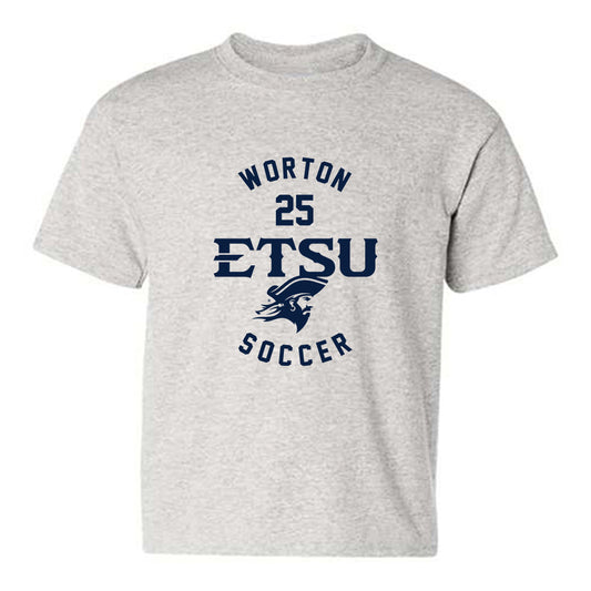 East Tennessee State - NCAA Men's Soccer : Shewit Worton - Classic Fashion Shersey Youth T-Shirt-0
