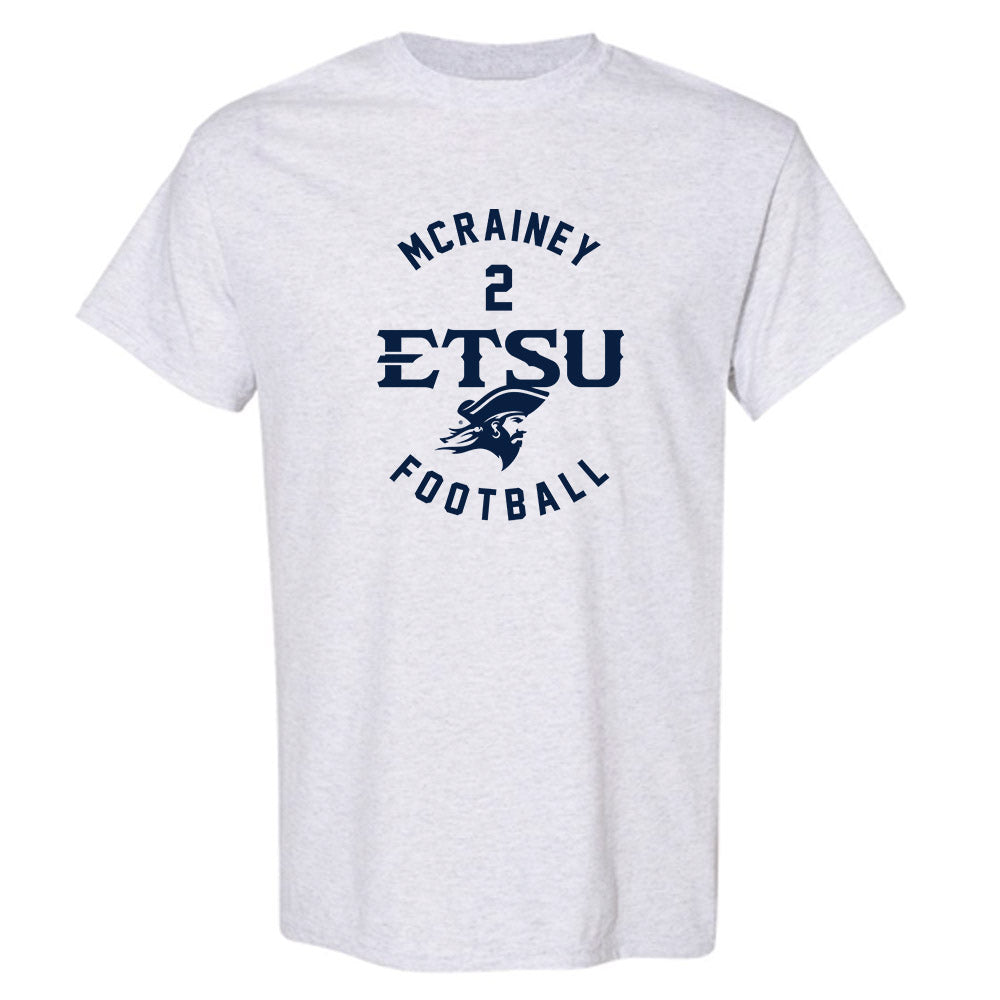 East Tennessee State - NCAA Football : William McRainey - Classic Fashion Shersey T-Shirt