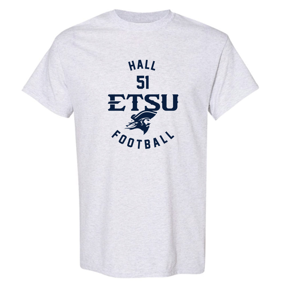 East Tennessee State - NCAA Football : Isaiah Hall - Classic Fashion Shersey T-Shirt-0