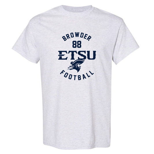 East Tennessee State - NCAA Football : Charlie Browder - Classic Fashion Shersey T-Shirt-0