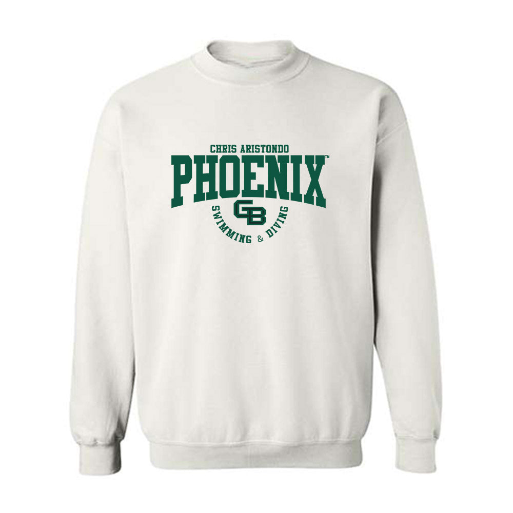 UW Green Bay - NCAA Men's Swimming & Diving : Chris Aristondo - Classic Fashion Shersey Crewneck Sweatshirt-0