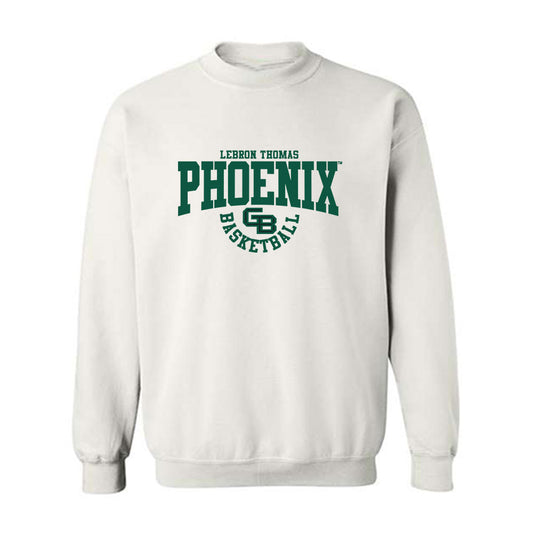 UW Green Bay - NCAA Men's Basketball : LeBron Thomas - Classic Fashion Shersey Crewneck Sweatshirt-0