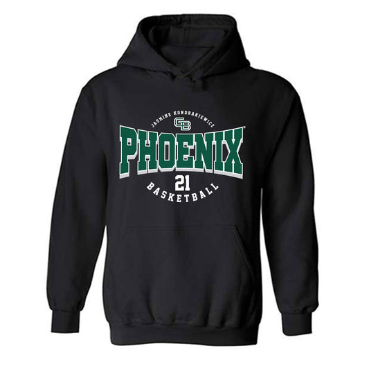 UW Green Bay - NCAA Women's Basketball : Jasmine Kondrakiewicz - Hooded Sweatshirt Classic Fashion Shersey