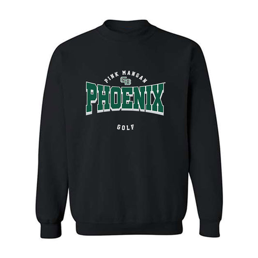UW Green Bay - NCAA Women's Golf : Pink Mangan - Crewneck Sweatshirt-0