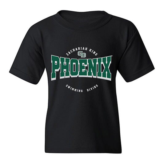 UW Green Bay - NCAA Men's Swimming & Diving : Zachariah King - Youth T-Shirt-0