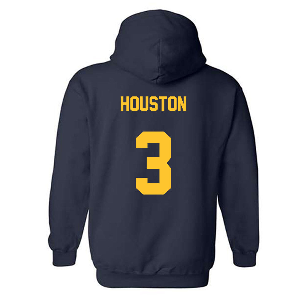 East Tennessee State - NCAA Football : Devontae Houston - Classic Shersey Hooded Sweatshirt-1