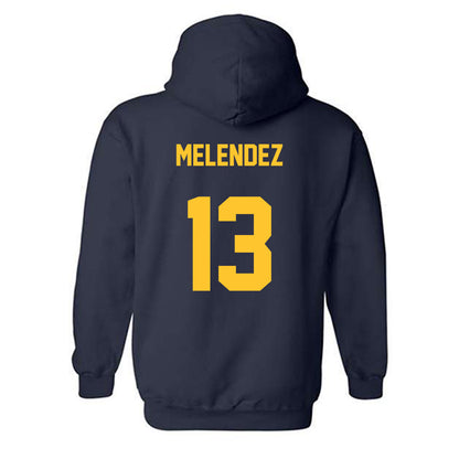 East Tennessee State - NCAA Baseball : Axel Melendez - Classic Shersey Hooded Sweatshirt-1