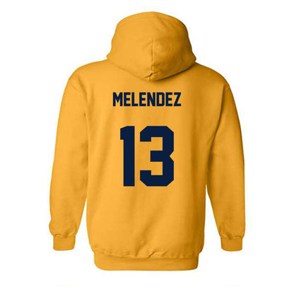 East Tennessee State - NCAA Baseball : Axel Melendez - Classic Shersey Hooded Sweatshirt-1