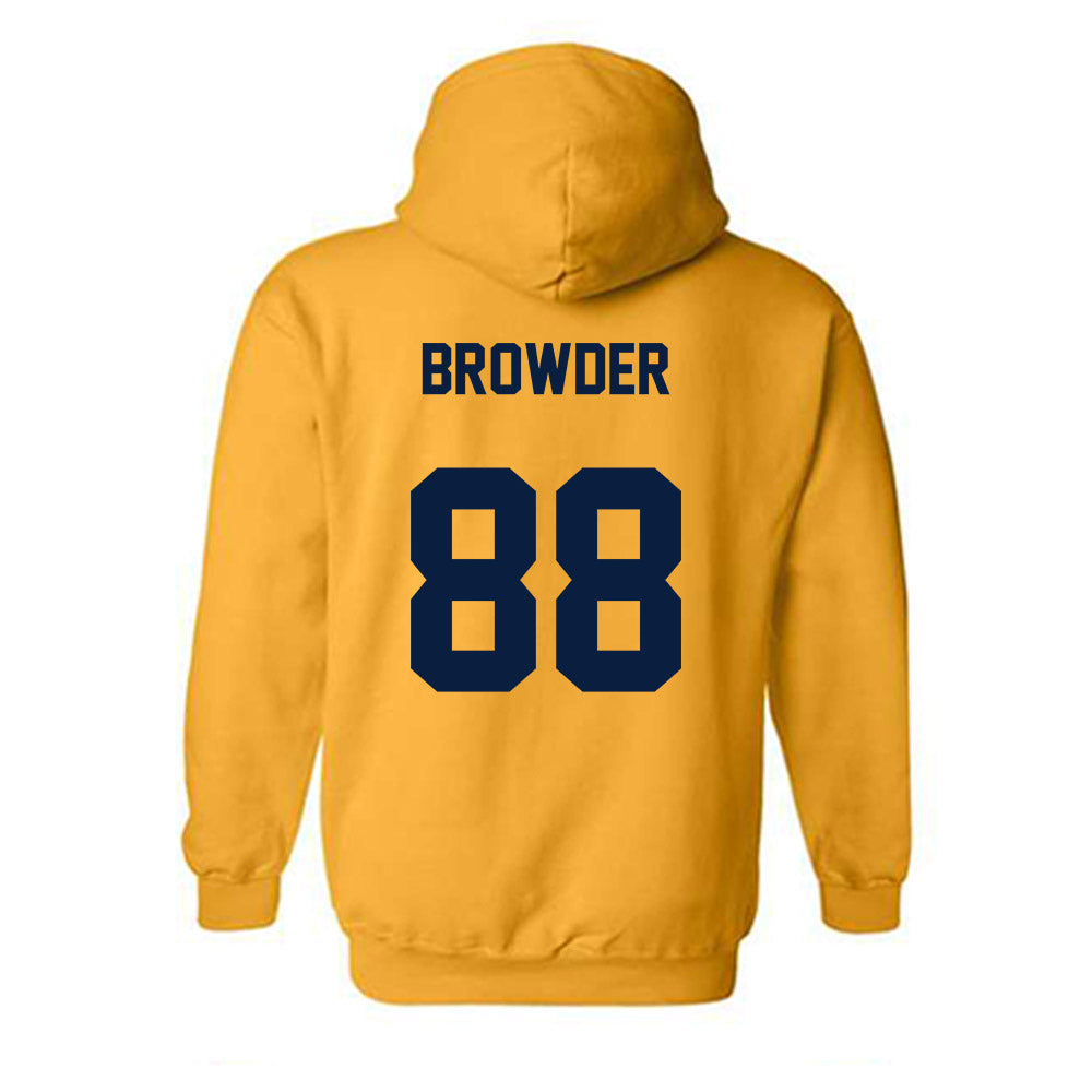 East Tennessee State - NCAA Football : Charlie Browder - Classic Shersey Hooded Sweatshirt-1