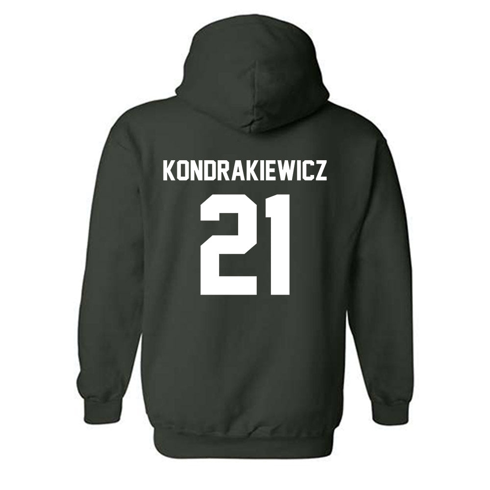 UW Green Bay - NCAA Women's Basketball : Jasmine Kondrakiewicz - Hooded Sweatshirt Classic Shersey