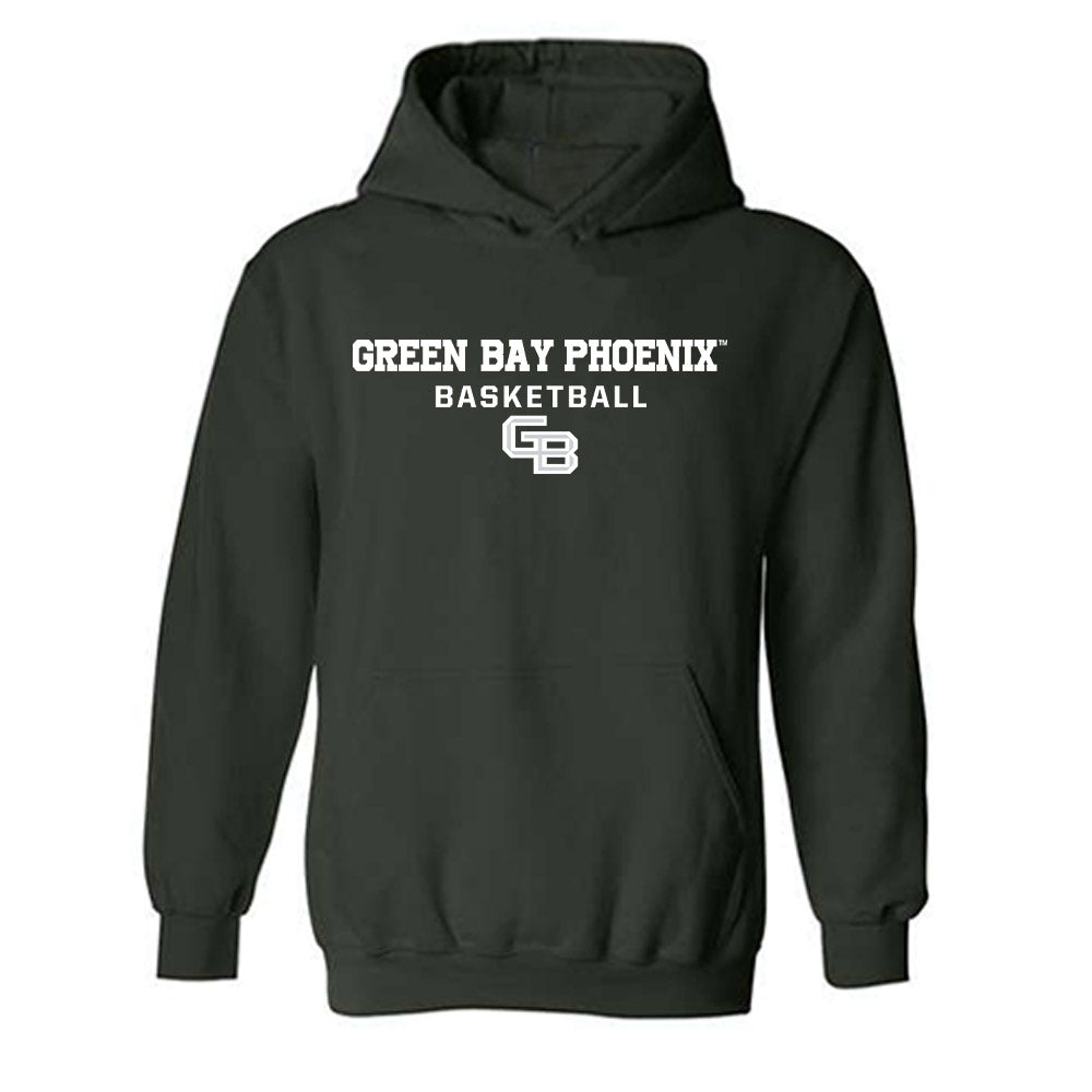 UW Green Bay - NCAA Men's Basketball : Preston Ruedinger - Classic Shersey Hooded Sweatshirt