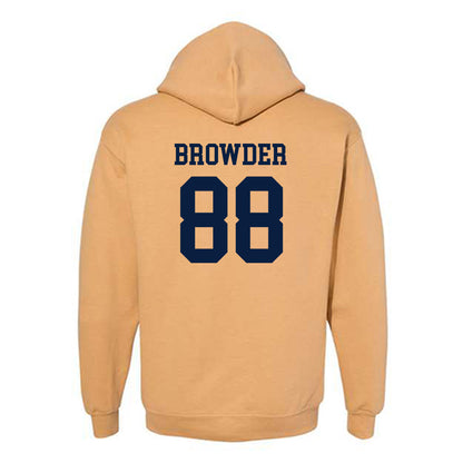 East Tennessee State - NCAA Football : Charlie Browder - Classic Shersey Hooded Sweatshirt-1