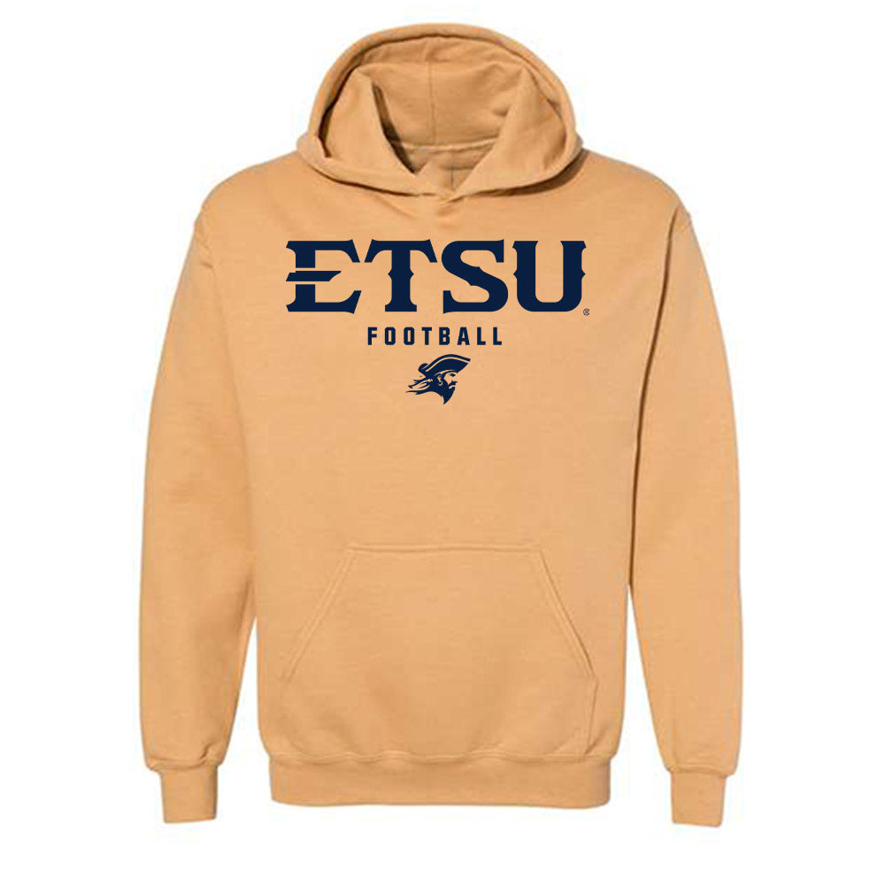 East Tennessee State - NCAA Football : Maddox Radcliffe - Classic Shersey Hooded Sweatshirt-0