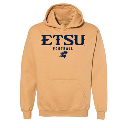 East Tennessee State - NCAA Football : Isaiah Hall - Classic Shersey Hooded Sweatshirt-0