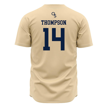 Georgia Southern - NCAA Baseball : Kaden Thompson - Cream Jersey-1