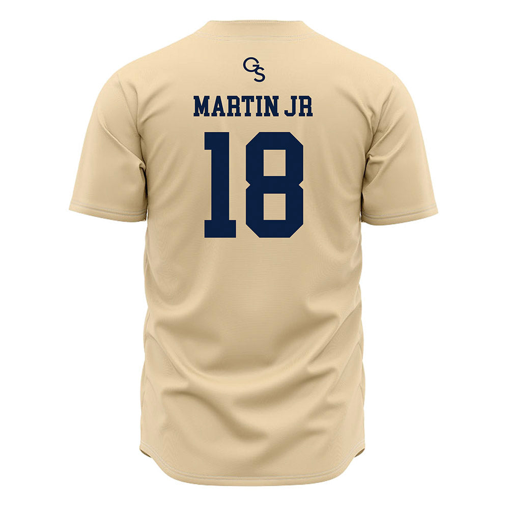 Georgia Southern - NCAA Baseball : Jevarra Martin Jr - Cream Jersey-1