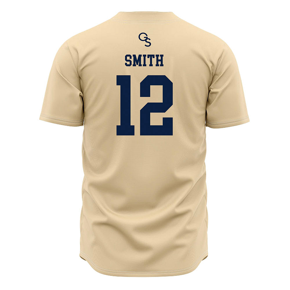 Georgia Southern - NCAA Baseball : Sean Smith - Cream Jersey-1