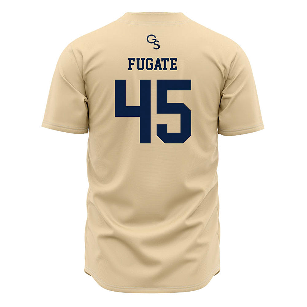 Georgia Southern - NCAA Baseball : Connor Fugate - Cream Jersey-1