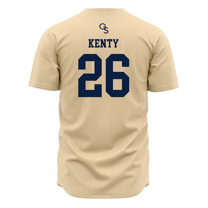 Georgia Southern - NCAA Baseball : Jansen Kenty - Cream Jersey-1