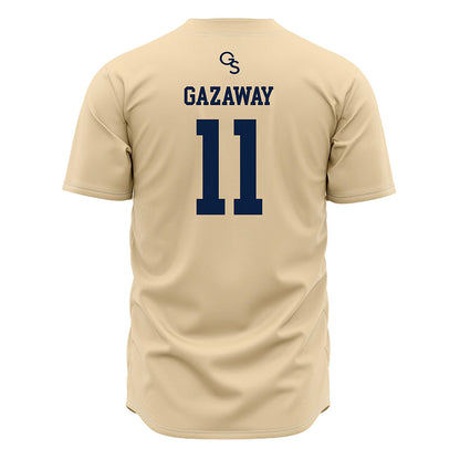 Georgia Southern - NCAA Baseball : Mason Gazaway - Cream Jersey-1