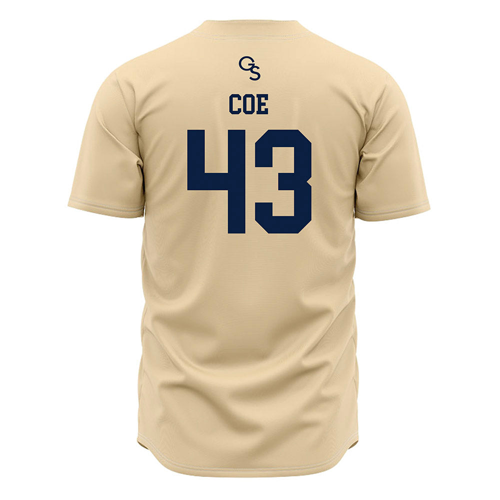 Georgia Southern - NCAA Baseball : Dawson Coe - Cream Jersey-1