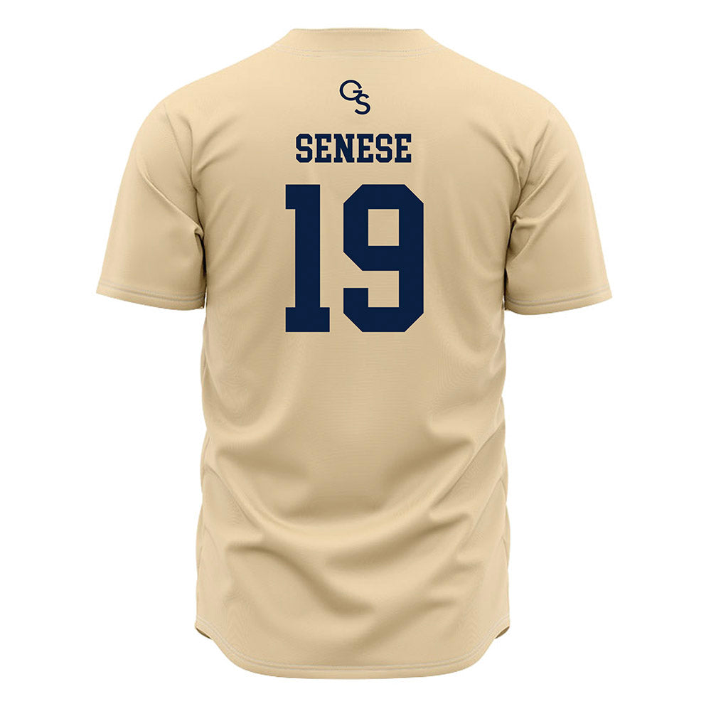 Georgia Southern - NCAA Baseball : Nicolas Senese - Cream Jersey-1