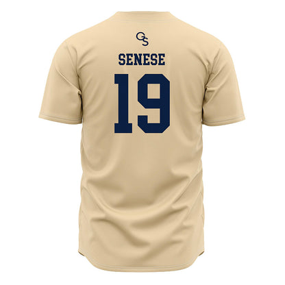 Georgia Southern - NCAA Baseball : Nicolas Senese - Cream Jersey-1