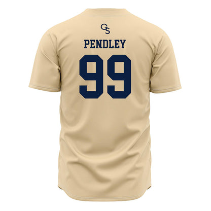 Georgia Southern - NCAA Baseball : Brady Pendley - Cream Jersey-1