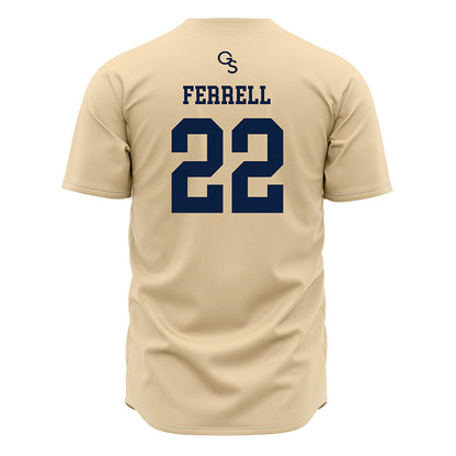 Georgia Southern - NCAA Baseball : Bradley Ferrell - Cream Jersey-1