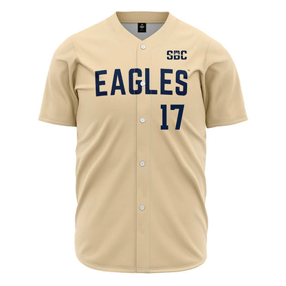 Georgia Southern - NCAA Baseball : Jett Lovett - Cream Jersey-0