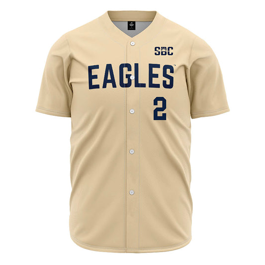 Georgia Southern - NCAA Baseball : Rhett Hammontree - Cream Jersey-0