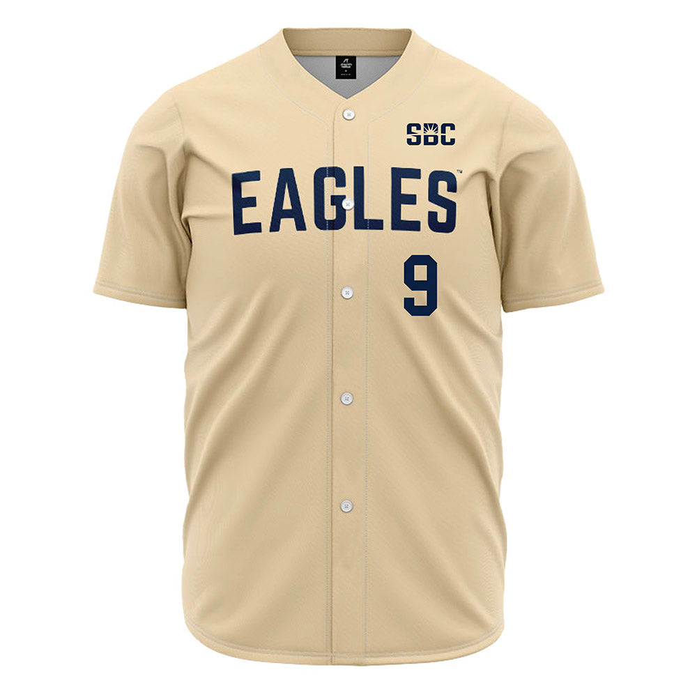Georgia Southern - NCAA Baseball : JD Kaiser - Cream Jersey-0