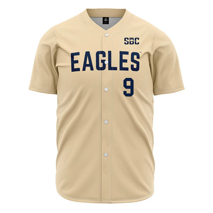 Georgia Southern - NCAA Baseball : JD Kaiser - Cream Jersey-0
