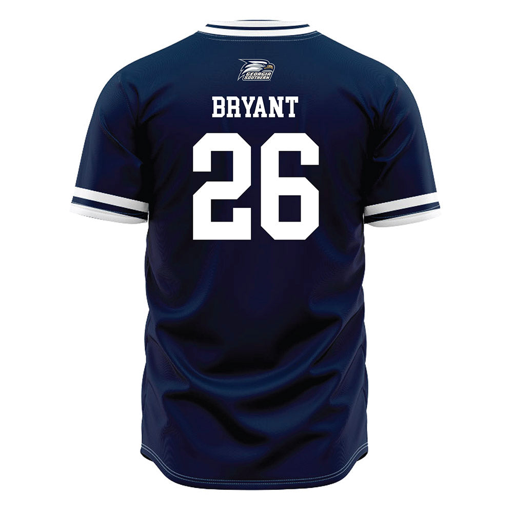 Georgia Southern - NCAA Baseball : Carson Bryant - Navy Jersey-1