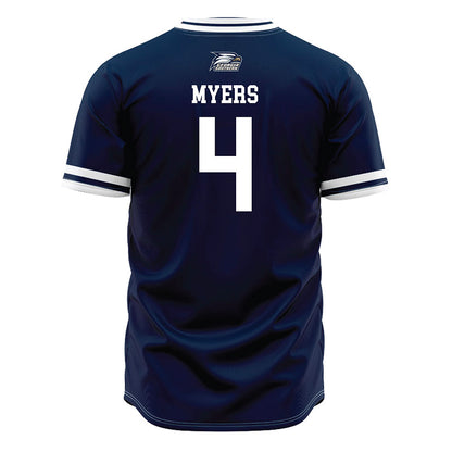Georgia Southern - NCAA Baseball : Jack Myers - Navy Jersey-1