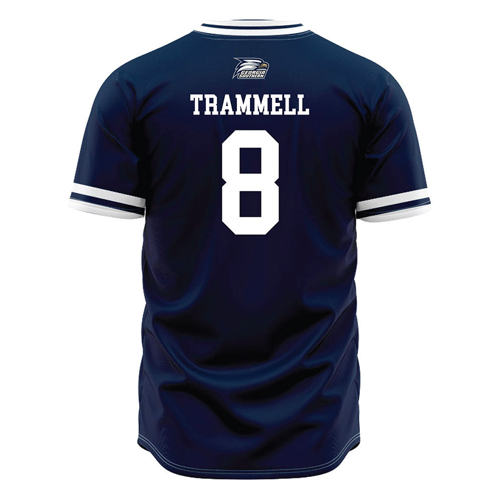 Georgia Southern - NCAA Baseball : Bryson Trammell - Navy Jersey-1