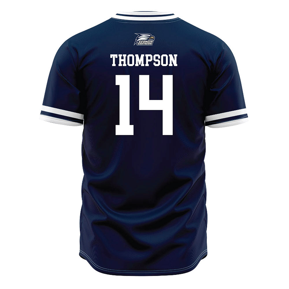Georgia Southern - NCAA Baseball : Kaden Thompson - Navy Jersey-1