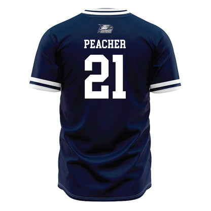 Georgia Southern - NCAA Baseball : JC Peacher - Navy Jersey-1