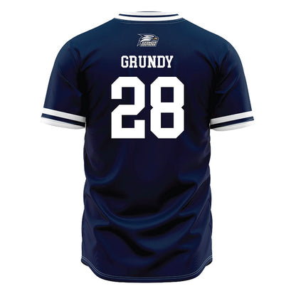 Georgia Southern - NCAA Baseball : Kade Grundy - Navy Jersey-1