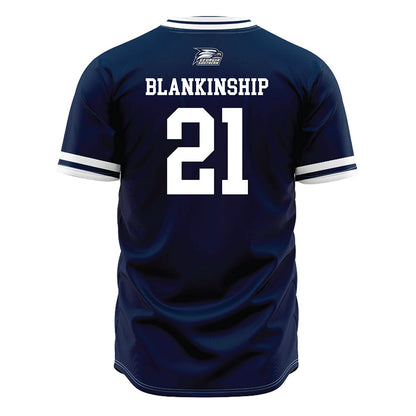 Georgia Southern - NCAA Baseball : Carter Blankinship - Navy Jersey-1