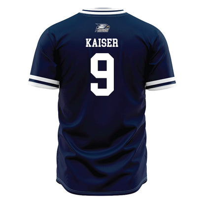 Georgia Southern - NCAA Baseball : JD Kaiser - Navy Jersey-1